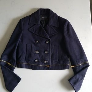 BCBGMaxAzria sailor cropped jacket